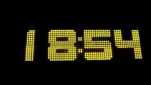 64x16 Big LED Matrix Clock / Temperature