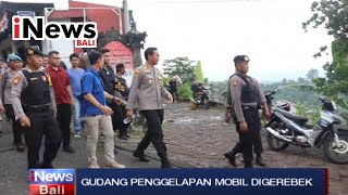 Polisi Gerebek Gudang Penggelapan Mobil Di Buleleng