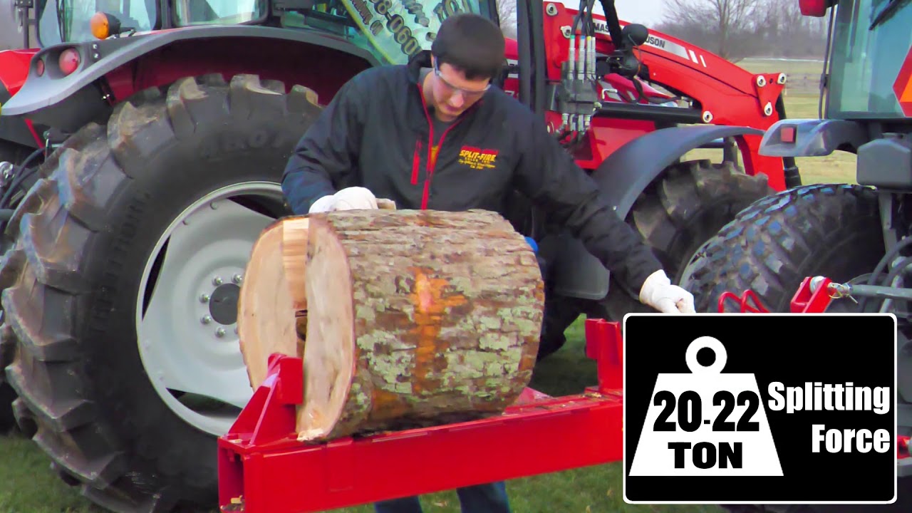 SplitFire 3403 3 Point Hitch 2Way Log Splitter with interchangeable 4