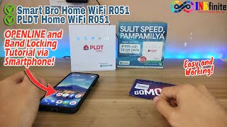 Smart Bro Home Wifi R051 And Pldt Wifi R051 Openline And Band Locking Tutorial Via Phone Inkfinite
