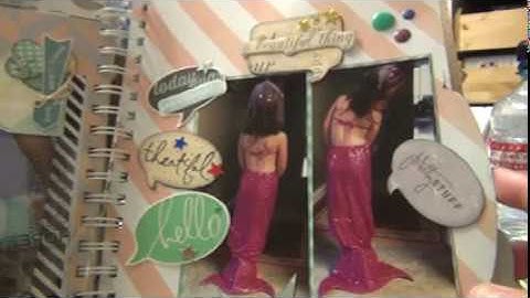 Video of Memory file albums from Granddaughter