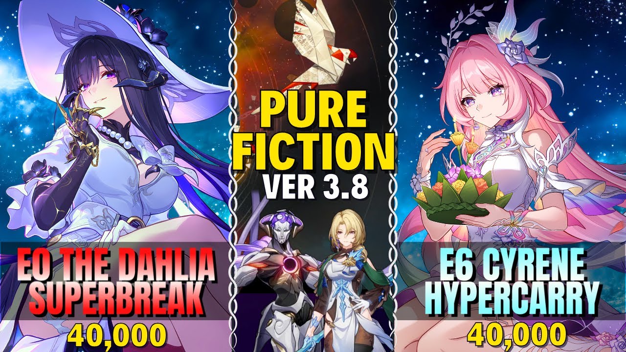E0S1 The Dahlia makes E0 RAPPA great again! x E6S1 Cyrene Hypercarry | Pure Fiction 3.8 | 80,000 pts