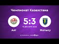 АФК &quot;Аят&quot; 5:3 МФК &quot;Жетысу&quot; | Чемпионат Казахстана 20/21 | 18.12.20