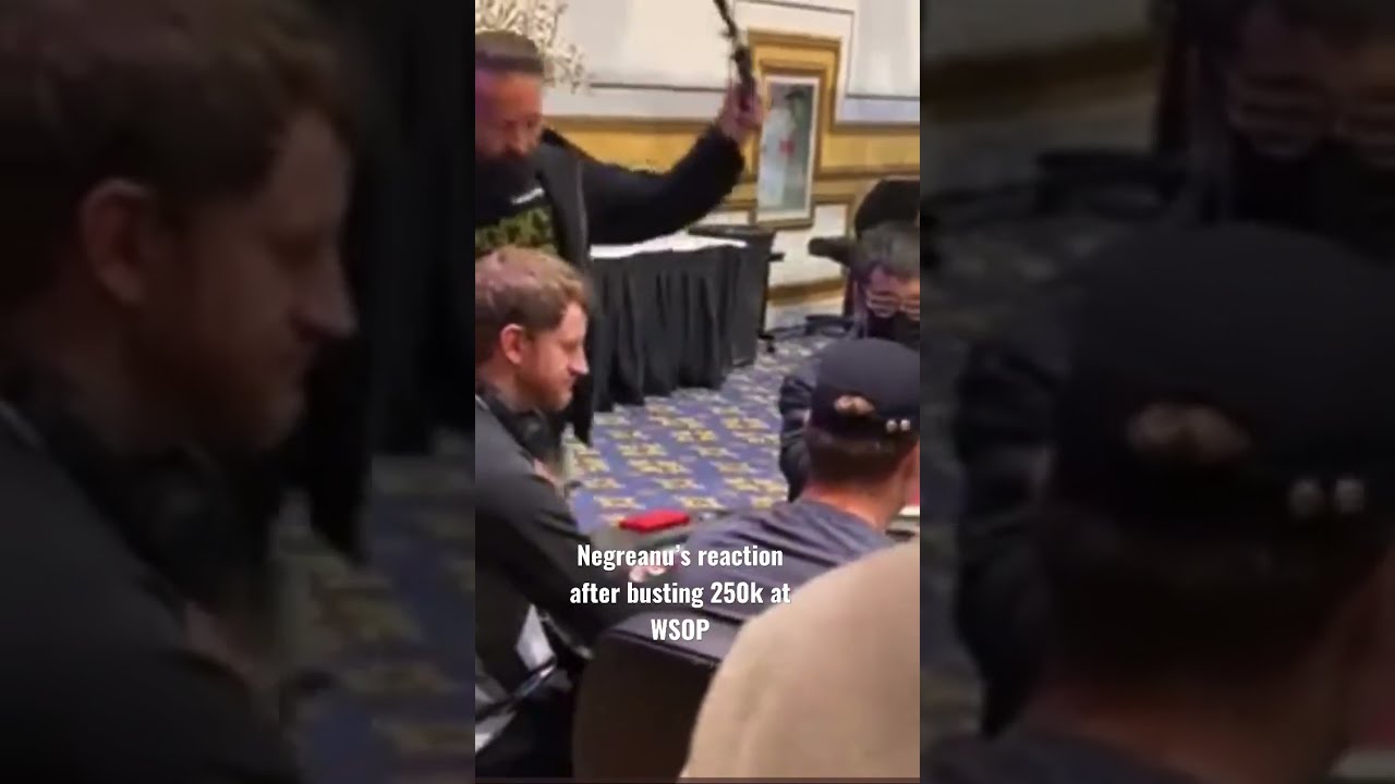 NEGREANU TOTALLY LOSES IT In 250k WSOP Negreanu Tilt