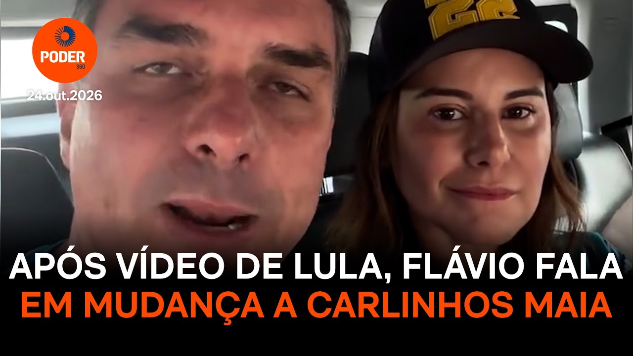 Após vídeo de Lula a Carlinhos, Flávio manda mensagem a influenciador