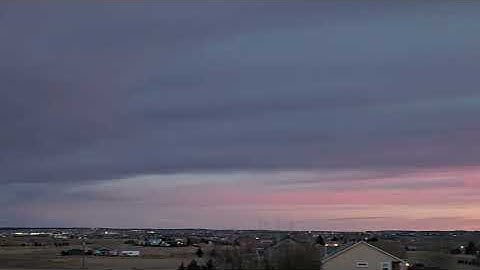 Stunning sunrise on this day before Thanksgiving 2025