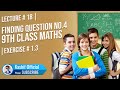 9th Class Maths Lecture No.18 | EX:1.3 - Question No.4 Urdu/English | #KashifOfficial |