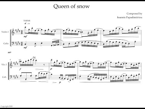 Queen of snow-Cinestrings Solo MIDI mockup