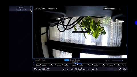 How to playback NVR and lock the record - IDView