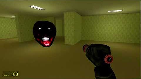 Running from the nextbots in the backrooms