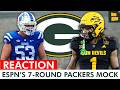 🚨REACTION: ESPN 7-Round Green Bay Packers 2026 NFL Mock Draft