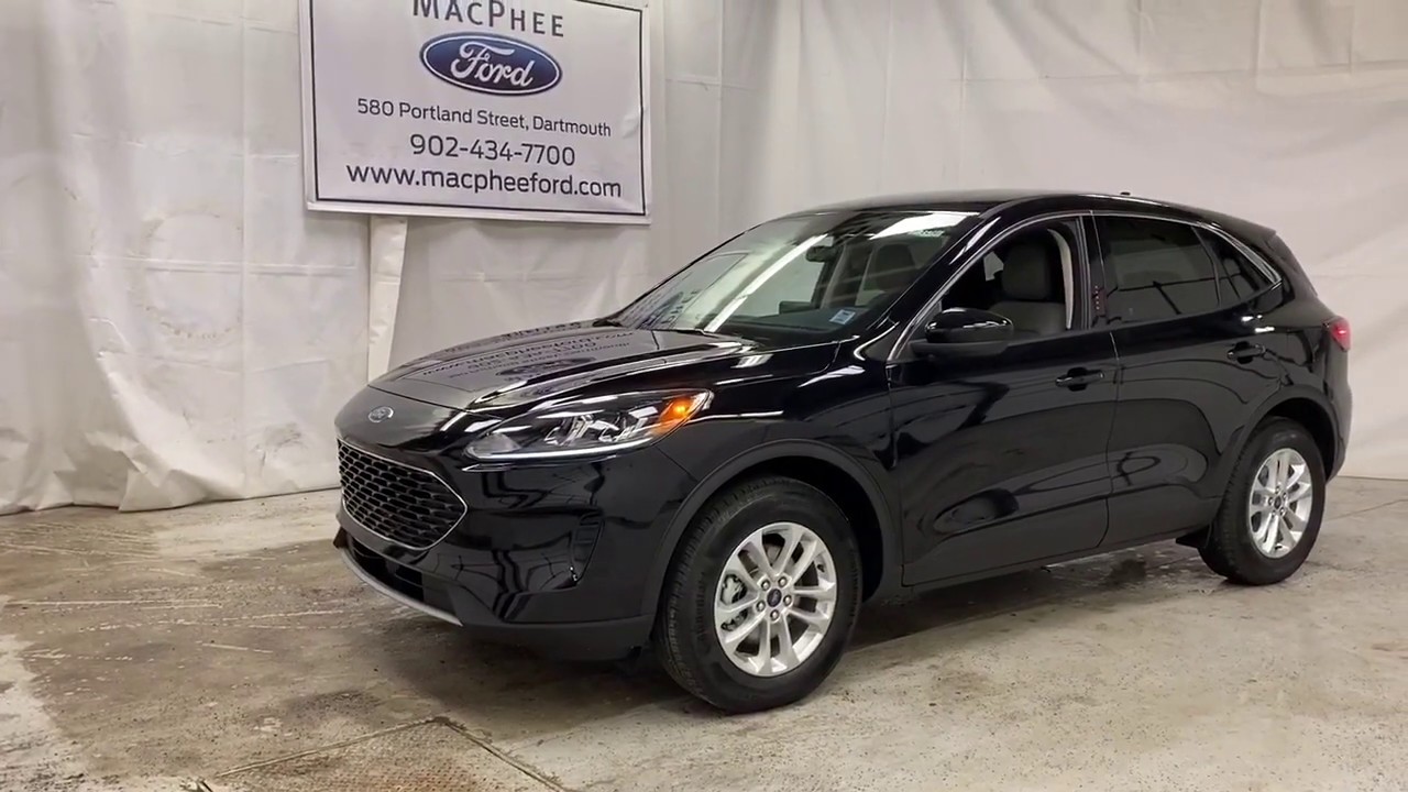 Black 2020 Ford Escape SE Review - MacPhee Ford - YouTube