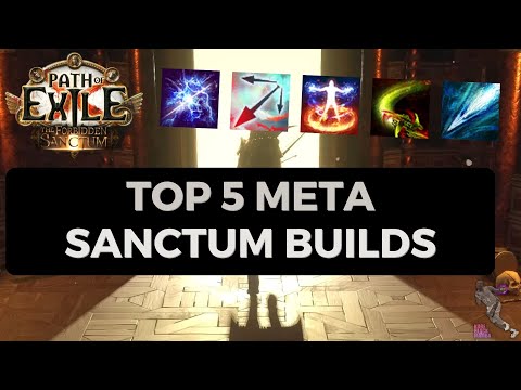 [PoE 3.20] Top 5 Meta Sanctum Builds - TOO MANY PLAYERS???, Path of Exile Sanctum