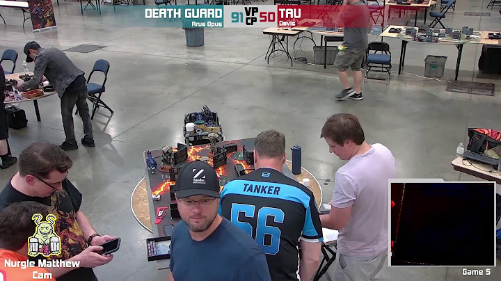 ATC 5 Player Warhammer 40k Team Tournament Day 2