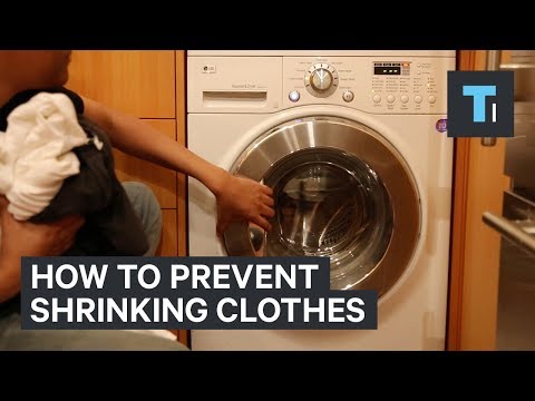 Video: How To Wash A Thing So That It Shrinks