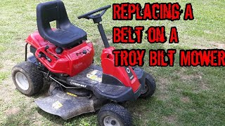 How to Replace the Mower/Blade Belt on A Troy Bilt TB30R