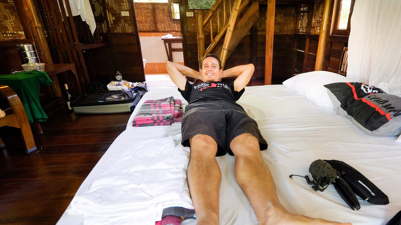 Jungle Treehouse Tour + Night Safari!! | Khao Sok National Park | Our Jungle Camp