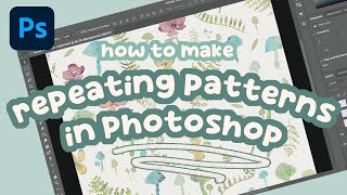 Create a seamless repeat using Pattern Preview ✿ Make seamless patterns in Photoshop!