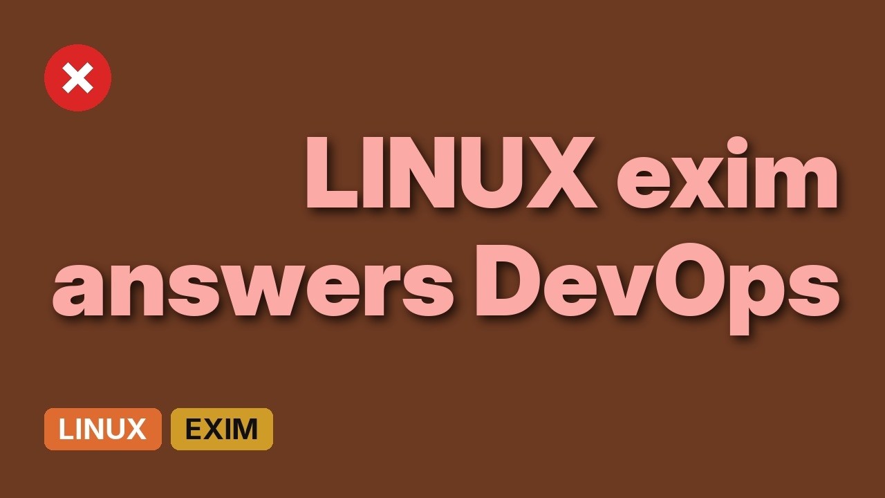 DevOps & SysAdmins: How to log server IP in exim main log? - YouTube