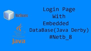 Login Page with embedded Database (Java Derby) #Netb_8 screenshot 2