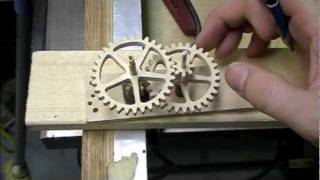 Toucan, An Electric Wooden Gear Clock.