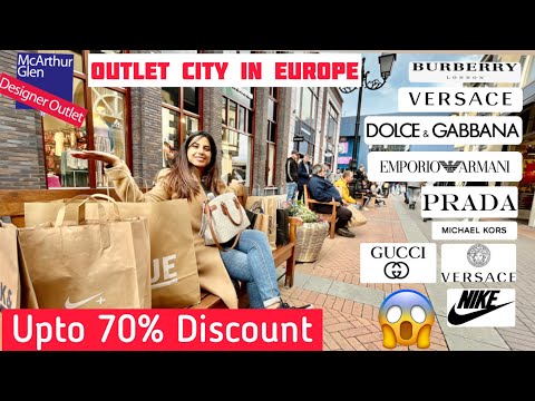 Gucci, Prada in Highly Discounted Prices | Roermond Outlet City| Walking Tour #netherlands #europe