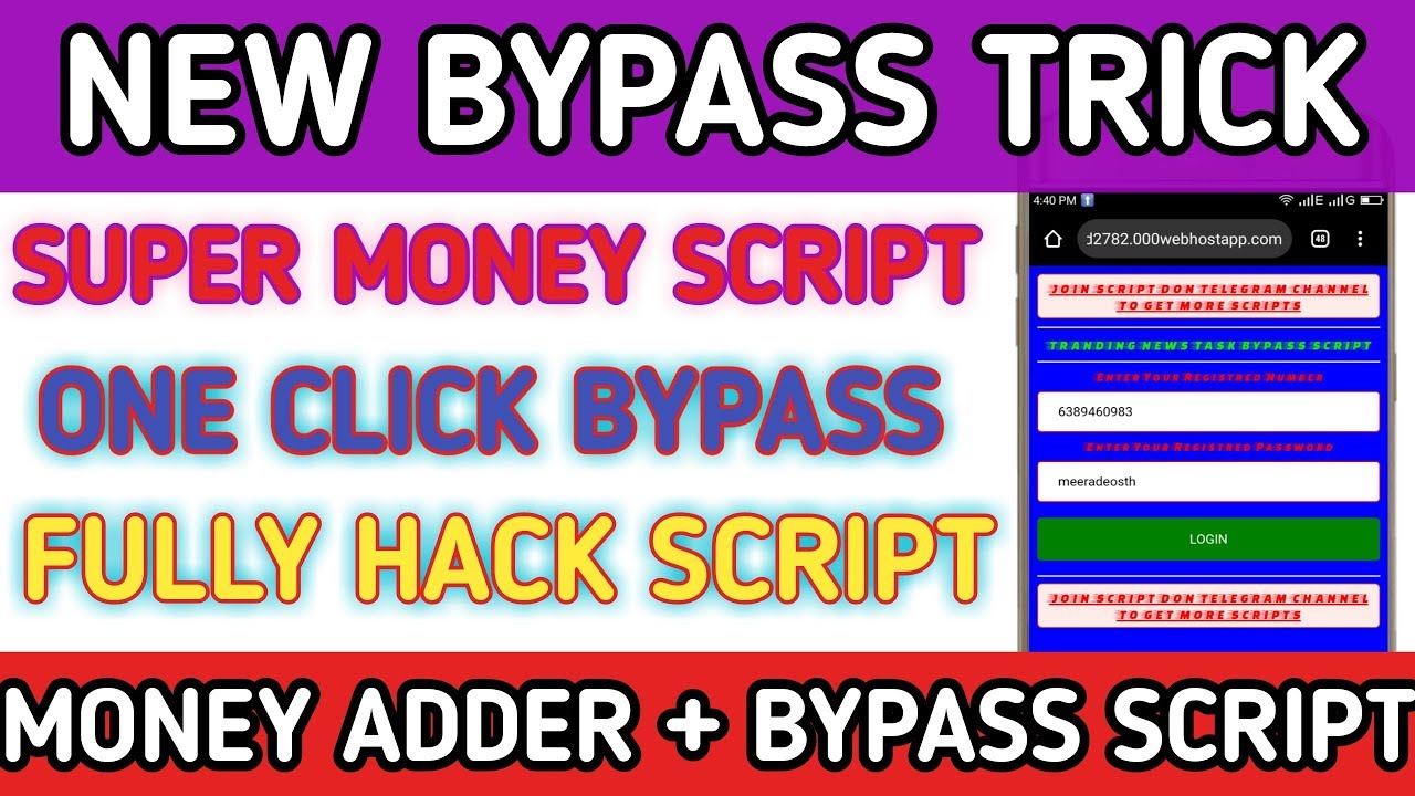 Script bypass