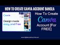 How to Create Canva Account Bangla | Canva design tutorial | Create a Canva Account | SB Tech Bangla