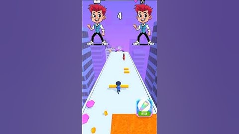 Roof Rails Game Level-11 #games #tiktok #fyp #youtube #short #ytshort