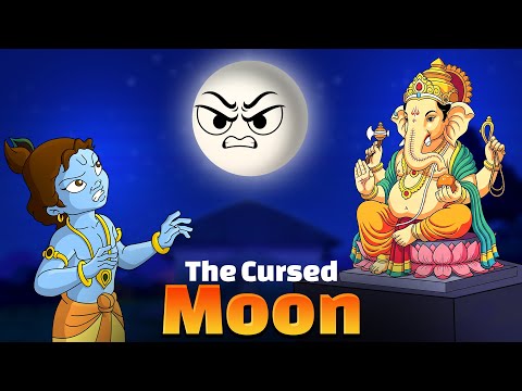 Krishna The Cursed Moon Ganesh Ji Cartoon For Kids Hindi Kahaniya 
