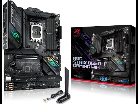 ASUS ROG STRIX B660-F GAMING WIFI  🎯  Motherboard Unboxing and Overview