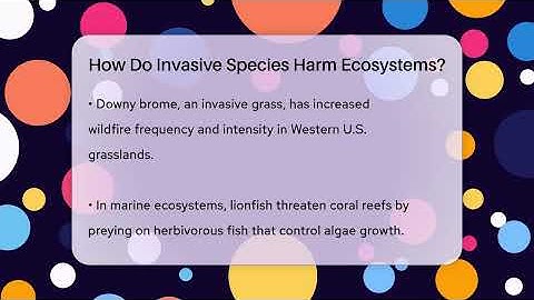 How Do Invasive Species Harm Ecosystems? - Ecosystem Essentials