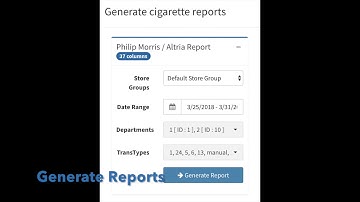 Cigarette Scan Data Report - Quik View