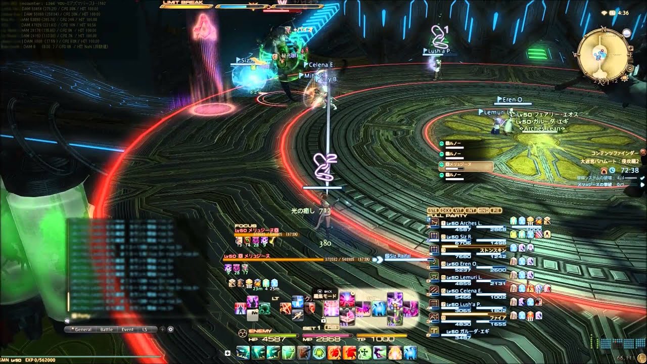 ネコパラ バハムート侵攻編 第２層 メリジューヌ 召喚視点 Youtube