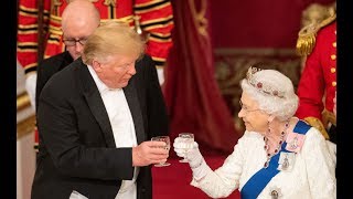 Donald Trump rencontre la reine Elisabeth II à Londres