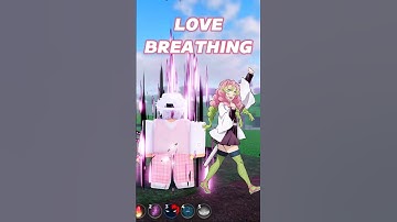 LOVE BREATHING SHOWCASE (Weak Legacy 2) #roblox #hungergamestiktok #demonslayer