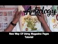 New Way Of Using Magazine Pages - Tutorial