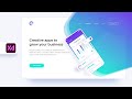 Landing Page Design For Creative App in Adobe XD