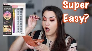 Worth trying ?  IMPRESS PRESS ON LASHES DEMO & REVIEW