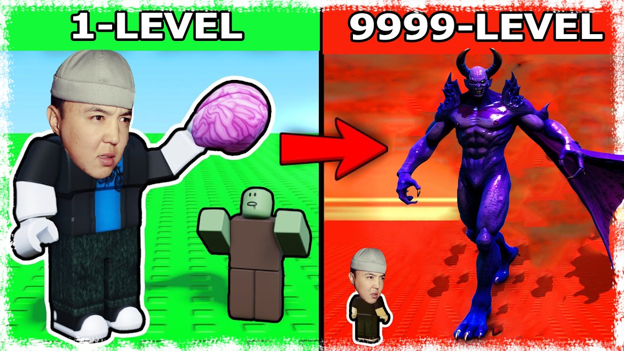 Кішкентай зомби -  ҮЛКЕН ЗҰЛЫМҒА АЙНАЛДЫ! 3 БӨЛІМ | КАЗАКША РОБЛОКС