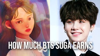 Details How Much BTS Suga Earns From Producing & Royalties | Richest BTS Members | Idol Earnings From Songs Guide