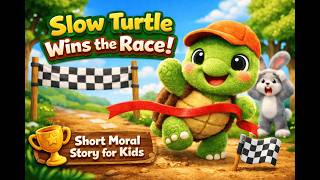 Details Slow Turtle Wins the Race | Short Moral Story for Kids Guide