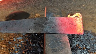 complete process how to make bamboo cutting knife | blacksmith