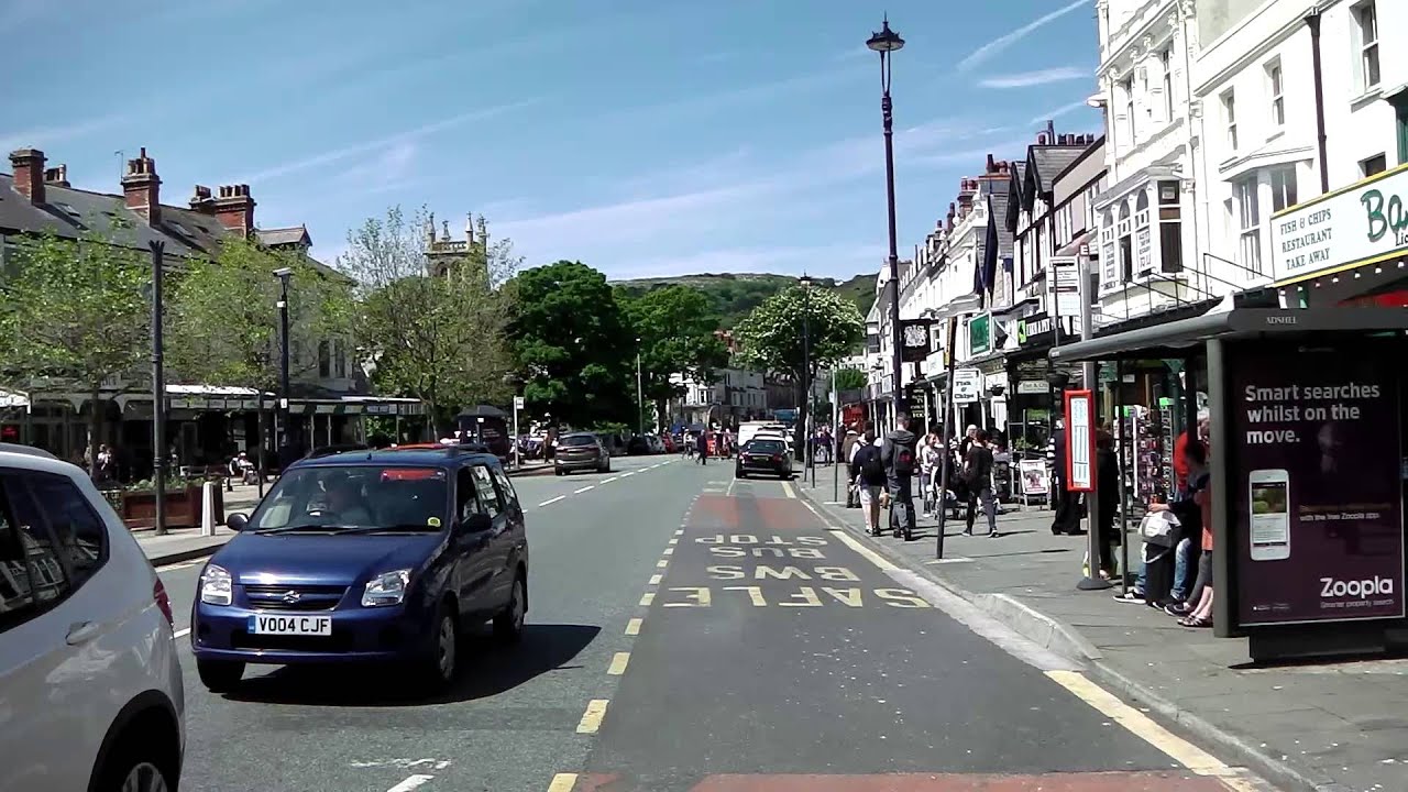 Town Centre, Llandudno, Wales YouTube