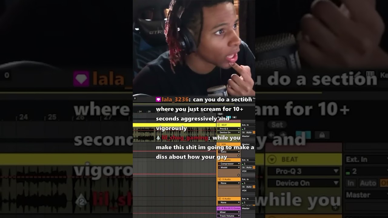 I’m Never Recording A Song With My Chat Again 💀 #shorts #music #funny