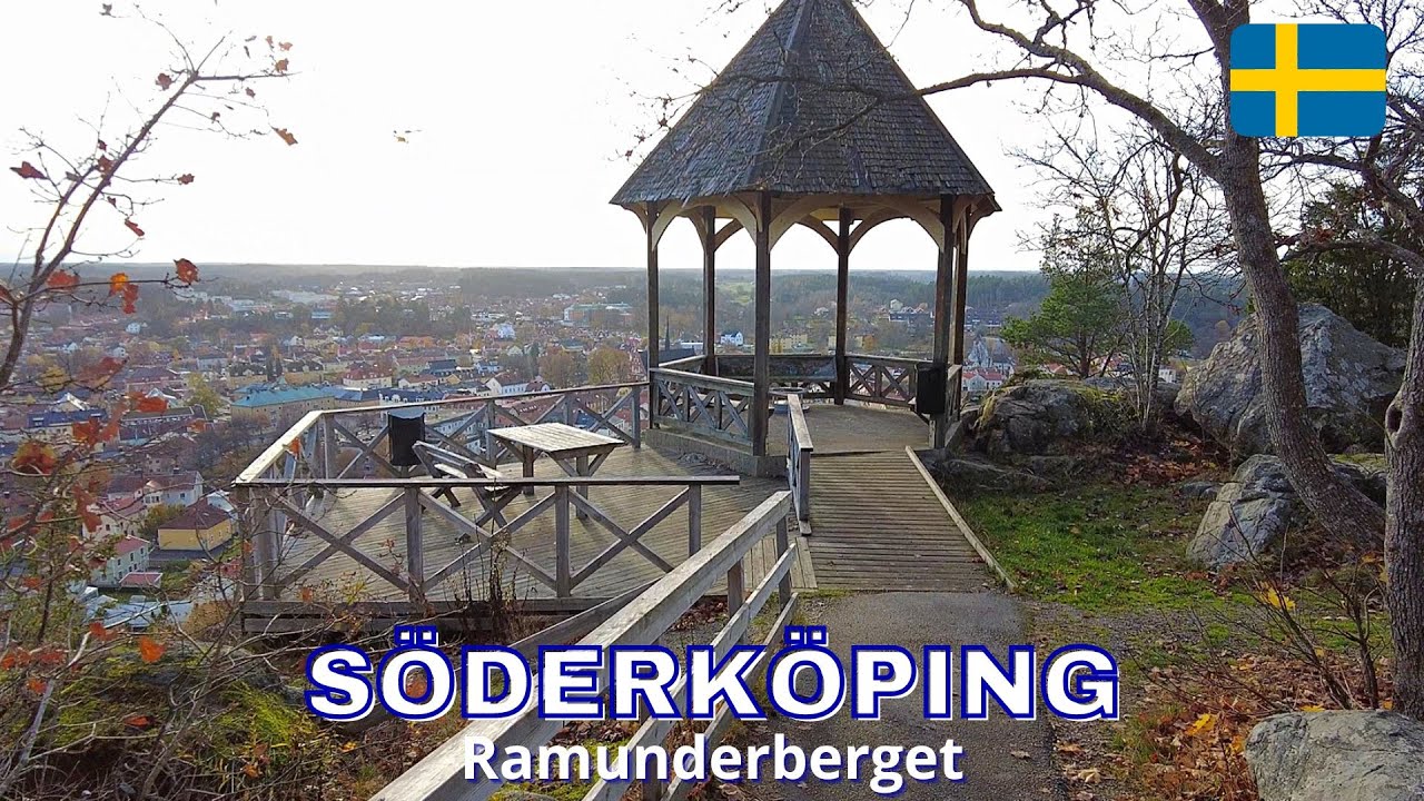 Ramunderberget, Söderköping - Virtual Walking Tour in 4K - November 2022 - Sweden