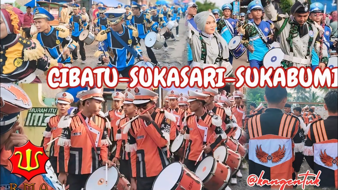 pawai karnaval cibatu sukasari Drumband rma, Drumband TSO, Drumband CNPK,