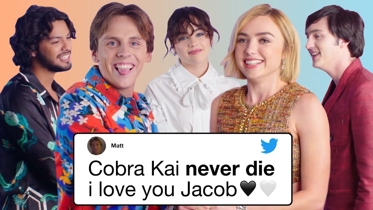'Cobra Kai' Cast Competes in a Compliment Battle | Teen Vogue