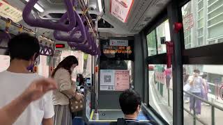 澳巴中通混合動力增程車E1164@18二龍喉公園報站