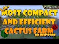 [Minecraft] 1.16 | Most Compact and Efficient Cactus Farm | Tutorial